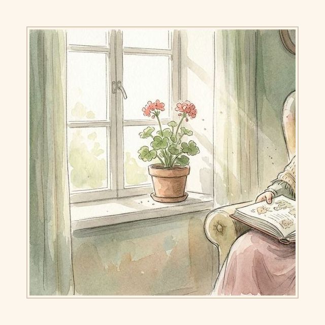 Framed on cream example